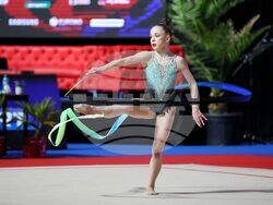 Бургас - художествена гимнастика - Европейска купа - Стилияна Николова - лента