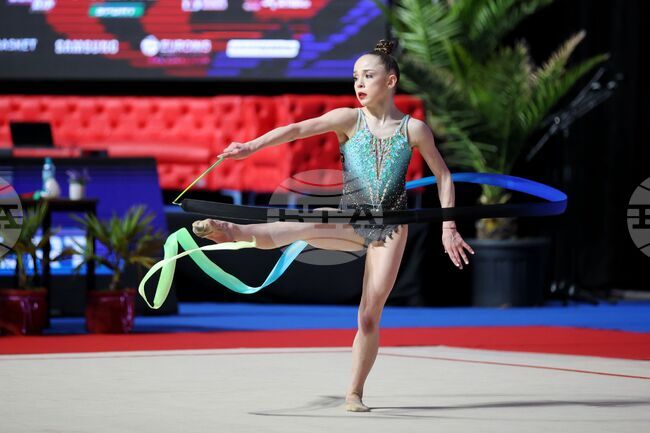 Бургас - художествена гимнастика - Европейска купа - Стилияна Николова - лента