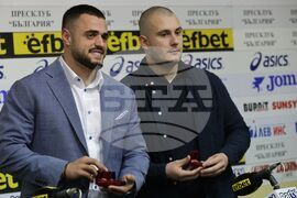 Щанги - пресконференция - Карлос Насар - Павел Христов