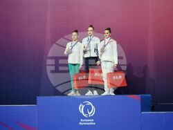 Бургас - художествена гимнастика - Европейска купа - награждаване