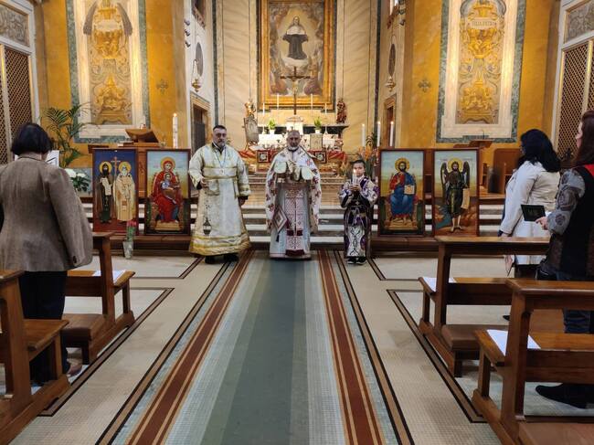 Православната църковна община „Свети Седмочисленици“ в Италия отпразнува Неделя 4 след Пасха - на Разслабления