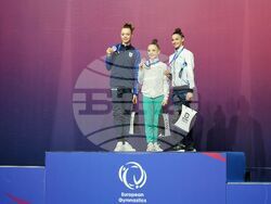 Бургас - художествена гимнастика - Европейска купа - награждаване 