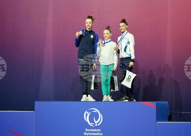  Бургас - художествена гимнастика - Европейска купа - награждаване