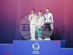 Бургас - художествена гимнастика - Европейска купа - награждаване