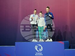 Бургас - художествена гимнастика - Европейска купа - награждаване