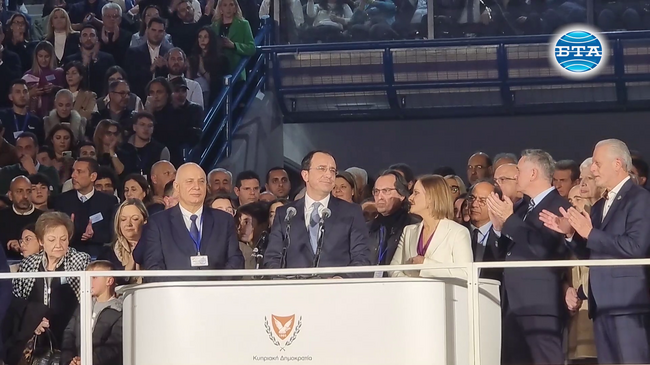 Разрешаването на кипърския въпрос и съставянето на правителство с широка подкрепа са приоритетите на новоизбрания президент на Кипър Христодулидис