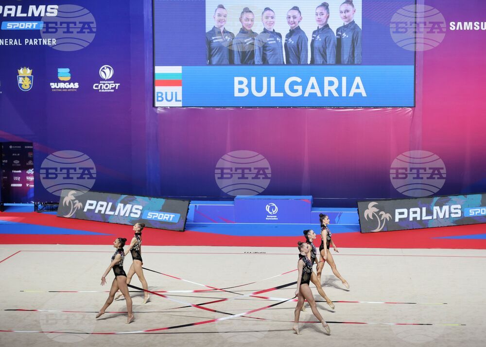 Бургас - художествена гимнастика - Европейска купа - ансамбъл жени