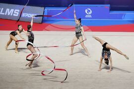 Бургас - художествена гимнастика - Европейска купа - ансамбъл жени