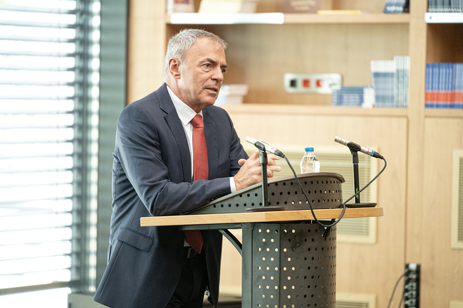 Проф. д.н. Сергей Игнатов очерта цивилизационната приемственост между Древен Египет и съвременна Европа в реч пред НБУ