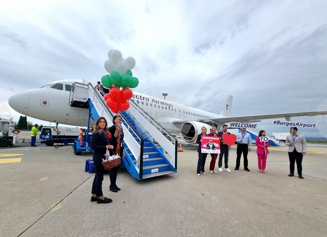 Летище - Бургас - полет - Германия