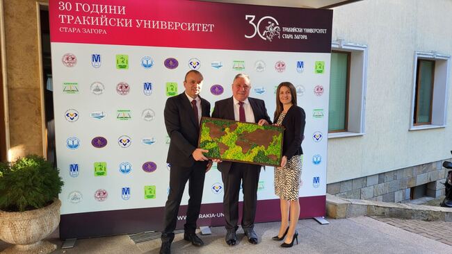 Българският ветеринарен съюз отбеляза 30 години Тракийски университет – Стара Загора с признателност и уважение