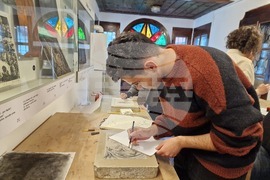 Самоков - Графична база - студенти - литография