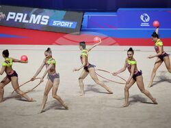 Бургас - художествена гимнастика - Европейска купа - ансамбъл жени