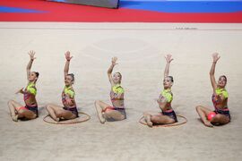 Бургас - художествена гимнастика - Европейска купа - ансамбъл жени