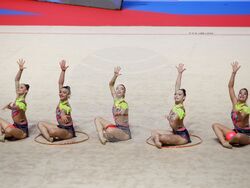 Бургас - художествена гимнастика - Европейска купа - ансамбъл жени