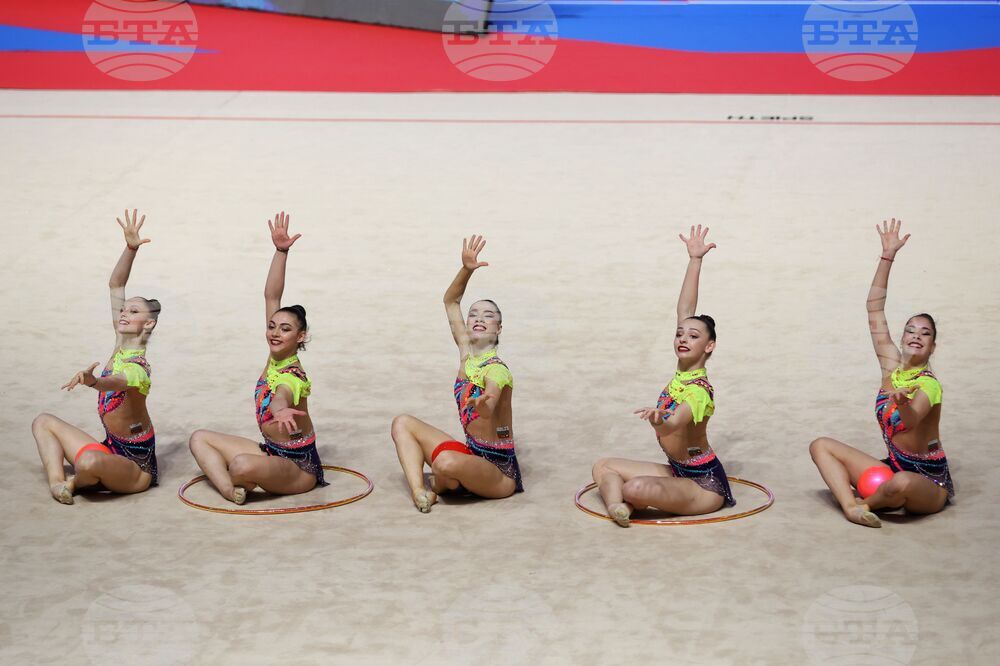 Бургас - художествена гимнастика - Европейска купа - ансамбъл жени