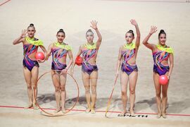 Бургас - художествена гимнастика - Европейска купа - ансамбъл жени