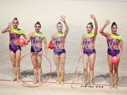 Бургас - художествена гимнастика - Европейска купа - ансамбъл жени