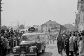 Цирков парад в столицата през 1960 г.