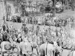 Цирков парад в столицата през 1960 г.