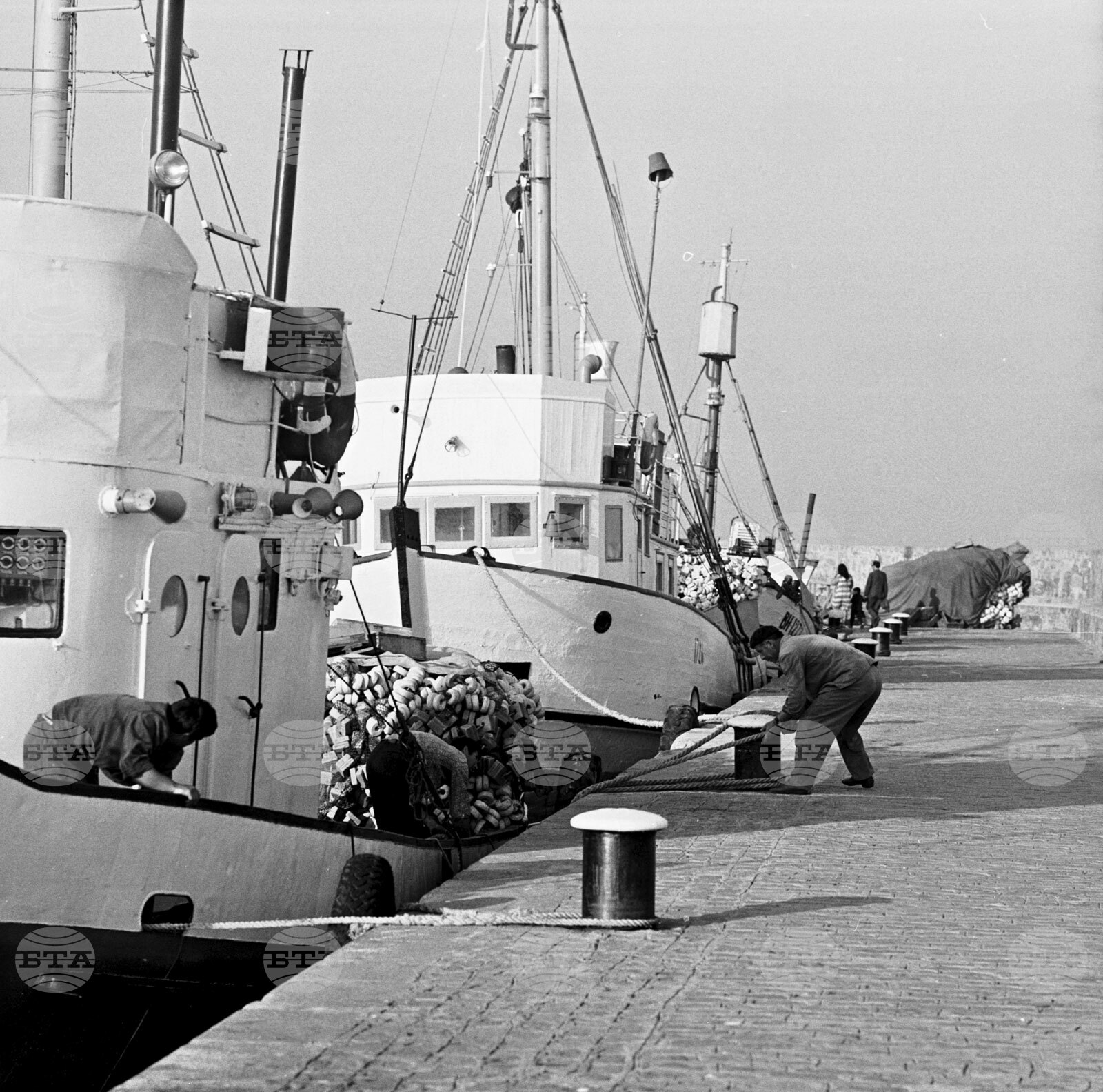 Заливът в Несебър - 1970 година
