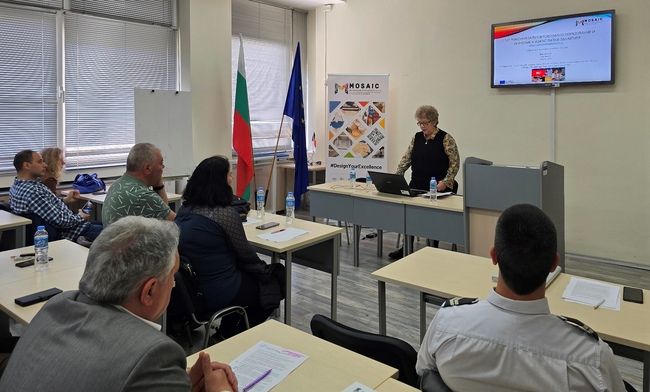 Търговско-промишлена палата – Добрич представи напредъка по проект MOSAIC и иновативната платформа Crafting the Future