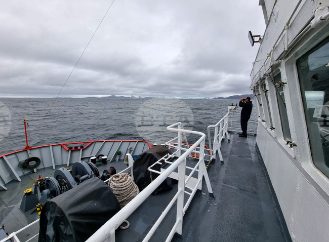 Bulgarian naval research vessel bound for Antarctica - RSV 421 Will Berth at Livingston Island in the Afternoon Hours of February 13