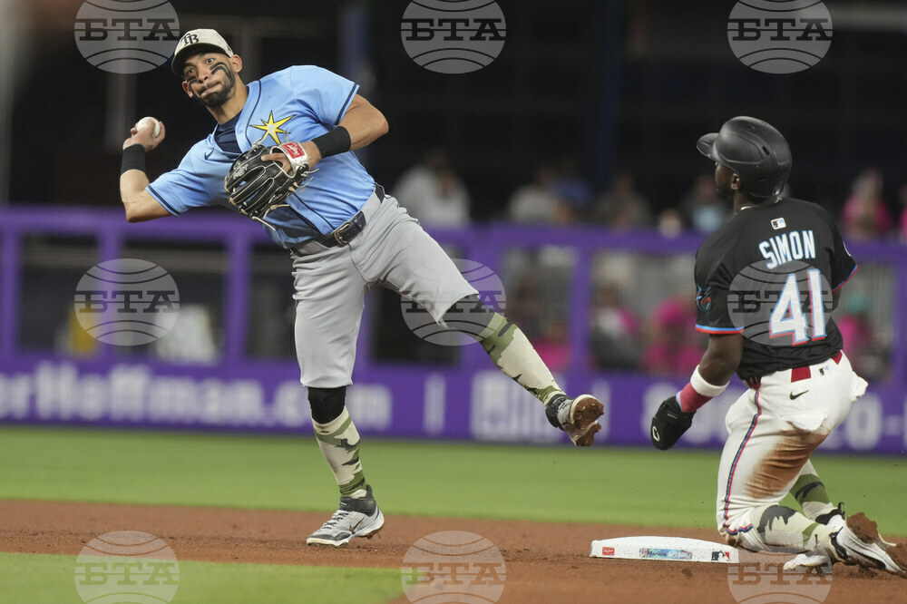 Rays Marlins Baseball