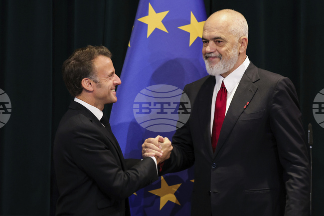 Макрон: Албания може да приключи преговорите за членство в ЕС през 2027 година