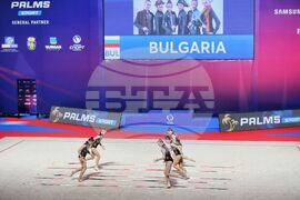 Бургас - художествена гимнастика - Европейска купа - ансамбъл на България