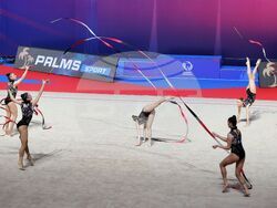 Бургас - художествена гимнастика - Европейска купа - ансамбъл на България