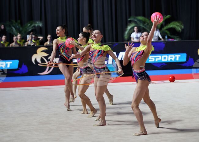 Ансамбълът на България за жени спечели сребърен медал в "Крос битките" на Европейската купа по художествена гимнастика в Бургас