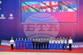Бургас - художествена гимнастика - Европейска купа - награждаване