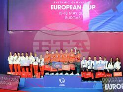 Бургас - художествена гимнастика - Европейска купа - награждаване