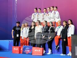 Бургас - художествена гимнастика - Европейска купа - награждаване