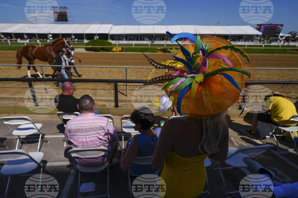 APTOPIX Preakness Stakes Horse Racing