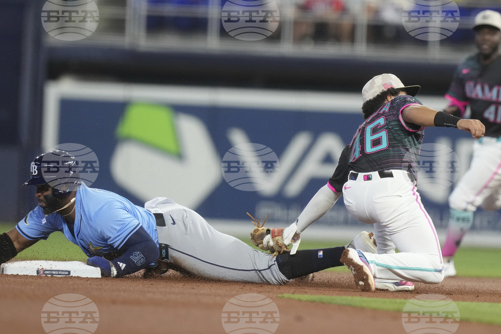 Rays Marlins Baseball