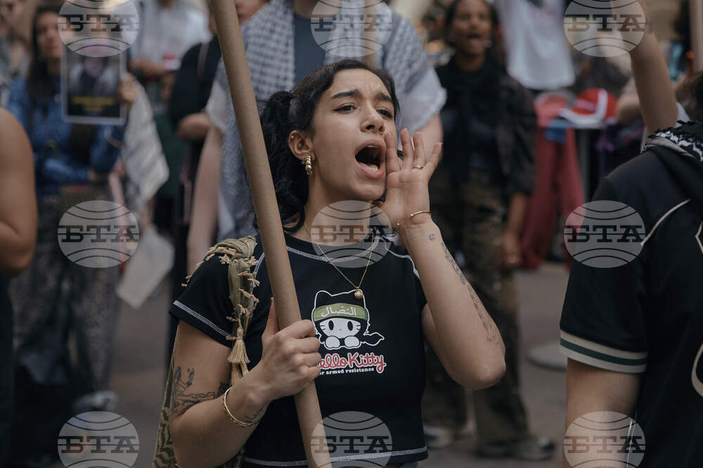 Israel Palestinians Protest New York