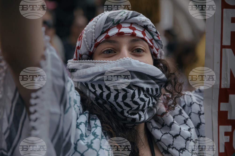 Israel Palestinians Protest New York