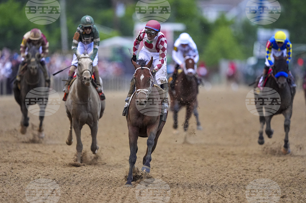 APTOPIX Preakness Stakes Horse Racing