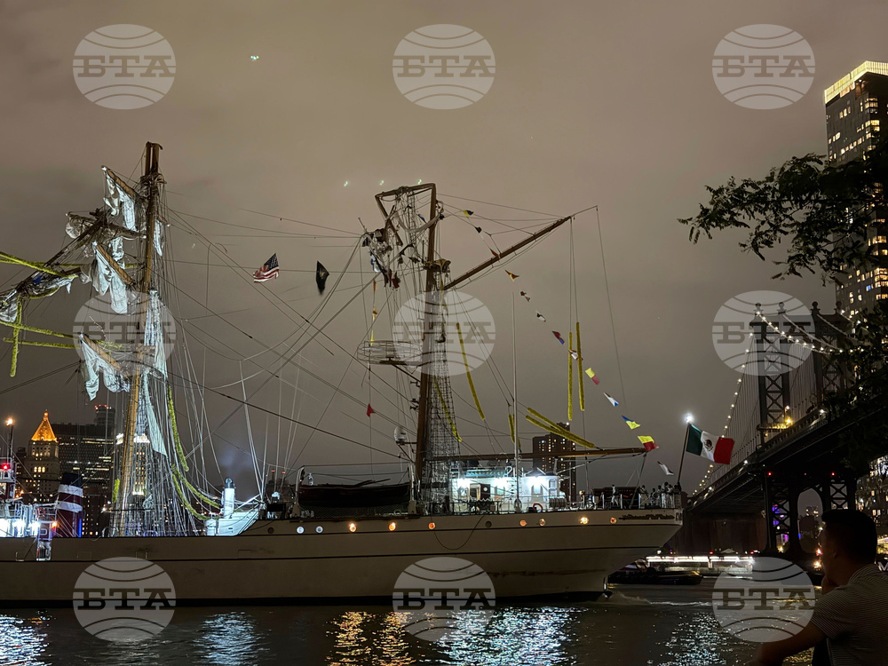 Ship Hits Brooklyn Bridge