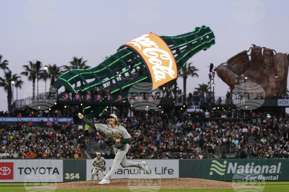 Athletics Giants Baseball