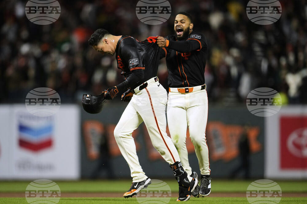 APTOPIX Athletics Giants Baseball