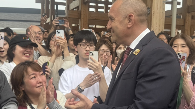 President Radev Visits Bulgarian Pavilion at EXPO 2025 Osaka