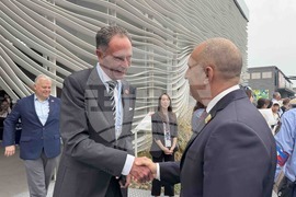 Япония - Румен Радев - Осака ЕКСПО 2025 - павилиони на Сингапур, Нидерландия и Европейски съюз