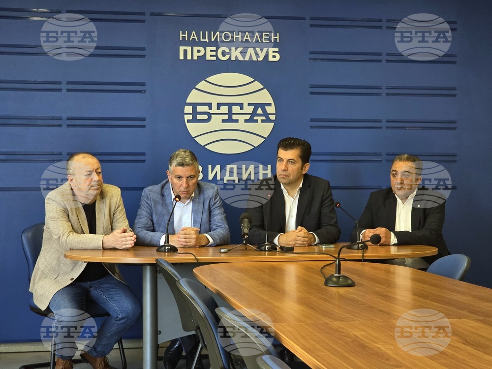 Говорим с хората, за да премахнем страховете им за еврозоната, каза във Видин лидерът на "Продължаваме промяната" Кирил Петков