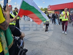 Русе - Дунав мост - протест