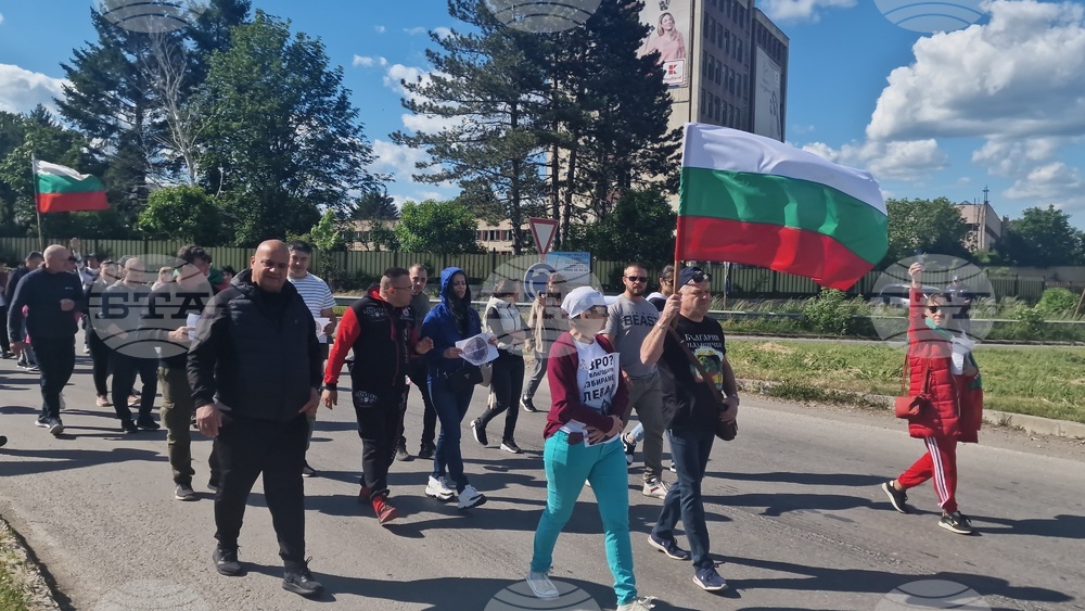 Граждани протестираха край Търговище с искане за запазване на българския лев