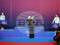 Бургас - художествена гимнастика - Европейска купа - награждаване