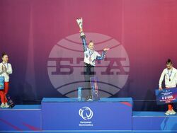 Бургас - художествена гимнастика - Европейска купа - награждаване